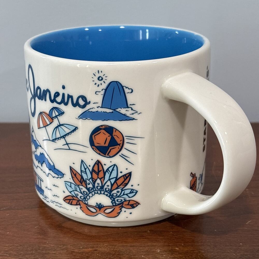 Starbucks Coffee "Been There Series" Rio De Janeiro Brazil Coffee Cup Mug (14oz) - Picture 5 of 7
